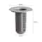 AntiClogging Sink Drain Filter Hair Catcher Plastic Shower Bathroom Drain Strainer For Pipes Tub 6