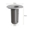 AntiClogging Sink Drain Filter Hair Catcher Plastic Shower Bathroom Drain Strainer For Pipes Tub 6