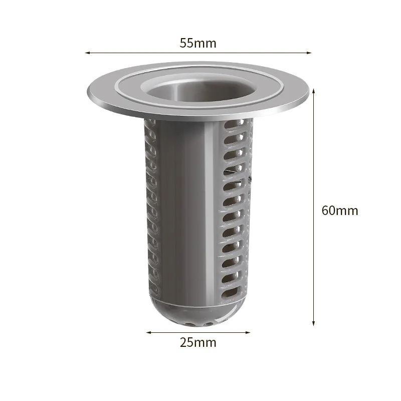 AntiClogging Sink Drain Filter Hair Catcher Plastic Shower Bathroom Drain Strainer For Pipes Tub 6