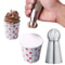 Stainless Steel Russian Piping Nozzles Set Pleated Skirt Tips Cake Decorating Toolkit For Cupcakes 3