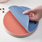 Round Silicone Table Mat Coaster AntiSlip Heat Resistant Pot Holder Coffee Cup Trivet For Kitchen 0