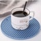 Round Silicone Table Mat Coaster AntiSlip Heat Resistant Pot Holder Coffee Cup Trivet For Kitchen 2