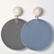 Round Silicone Table Mat Coaster AntiSlip Heat Resistant Pot Holder Coffee Cup Trivet For Kitchen 3