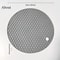 Round Silicone Table Mat Coaster AntiSlip Heat Resistant Pot Holder Coffee Cup Trivet For Kitchen 5