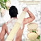 Natural Loofah Back Scrubber Exfoliating Massage Strip With Handles Long Body Cleaning Belt For Sm 0