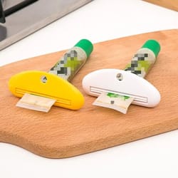 manual toothpaste tube squeezer clip | bathroom accessory dispenser tool for easy squeezing & waste-free tube use