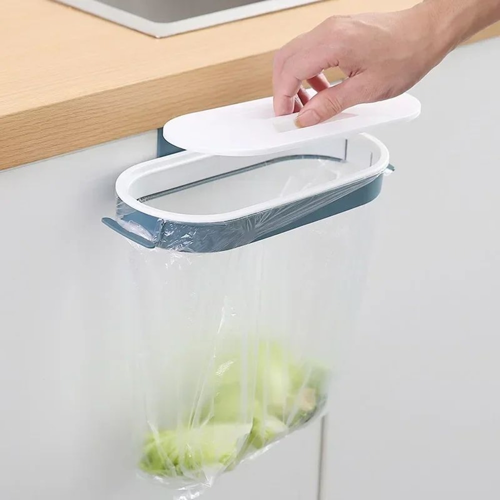 Multipurpose Hanging Trash Bag Holder Towel Rack Portable Kitchen Cabinet Garbage Organizer For B 2