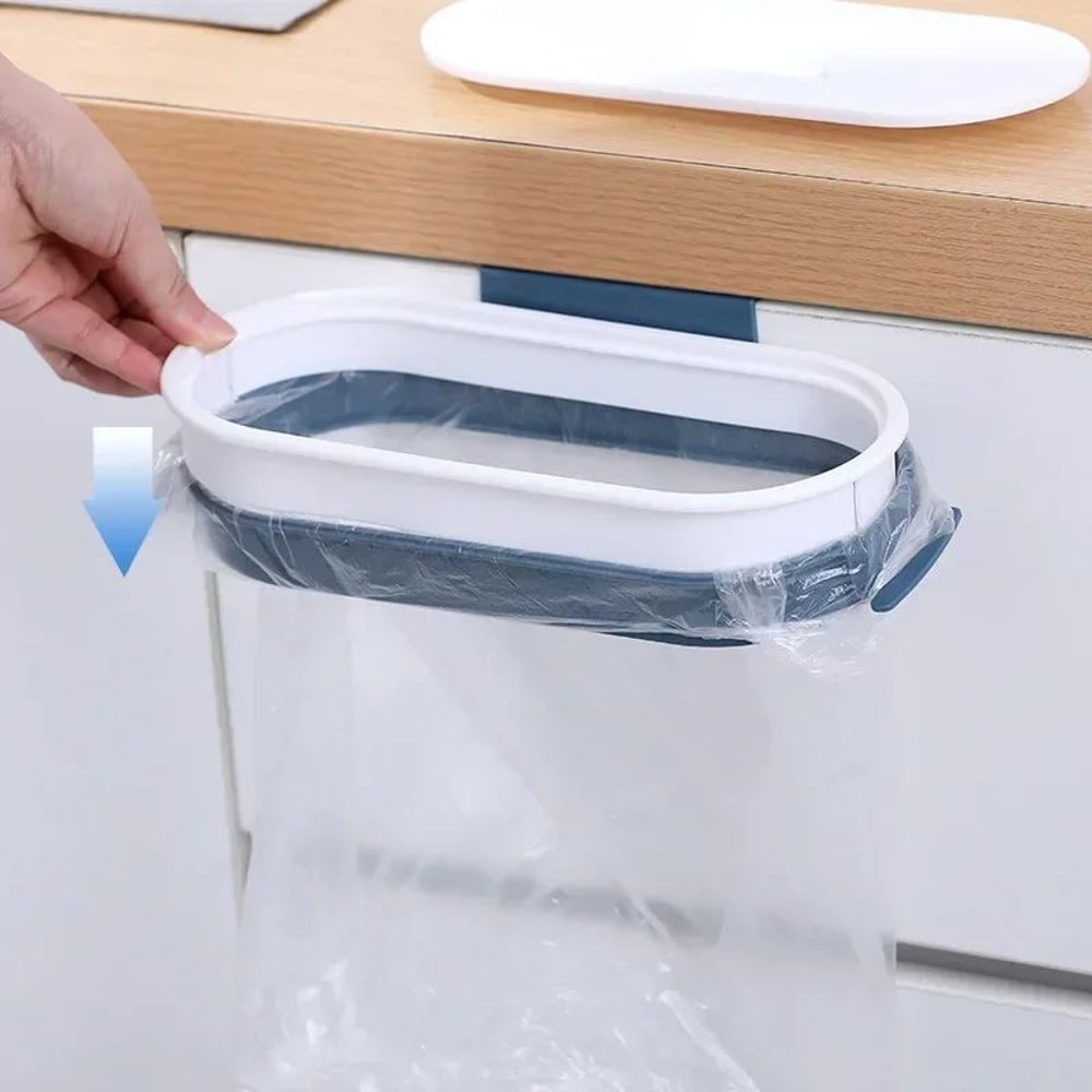 Multipurpose Hanging Trash Bag Holder Towel Rack Portable Kitchen Cabinet Garbage Organizer For B 3