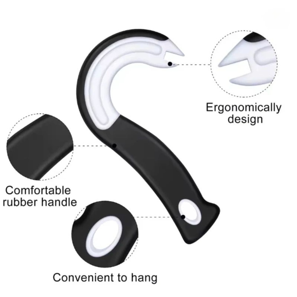 Easy Open Ring Pull Can Opener JHook Tool NonSlip Rubber Grip Pull Tab Helper For Seniors Weak Ha 2