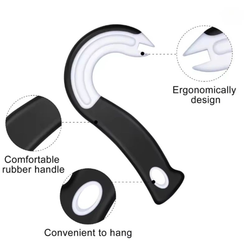 Easy Open Ring Pull Can Opener JHook Tool NonSlip Rubber Grip Pull Tab Helper For Seniors Weak Ha 2