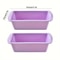 NonStick Silicone Loaf Pan Rectangle Bread Cake Mold BPAFree Flexible Baking Tray For Brownies To 4