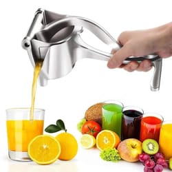 manual aluminum alloy fruit juicer squeezer | handheld fresh citrus juice extractor for lemon, lime, ginger & more