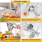 Manual Aluminum Alloy Fruit Juicer Squeezer Handheld Fresh Citrus Juice Extractor For Lemon Lime G 5