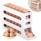 Auto Rolling Egg Holder For Fridge 4 Tier Refrigerator Egg Organizer Space Saving Egg Container Dis 0