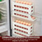 Auto Rolling Egg Holder For Fridge 4 Tier Refrigerator Egg Organizer Space Saving Egg Container Dis 3