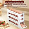 Auto Rolling Egg Holder For Fridge 4 Tier Refrigerator Egg Organizer Space Saving Egg Container Dis 4