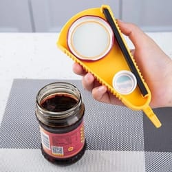 5 in 1 jar opener multi purpose can and bottle opener, universal manual lid remover kitchen tool for any size