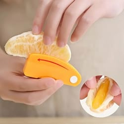 multifunction orange peeler tool, citrus stripper and cutter for grapefruit lemon orange, easy peeling kitchen gadget