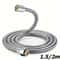 Stainless Steel Shower Hose Extension 15m Or 2m Flexible Anti Tangle Bathroom Handheld Shower Water 0