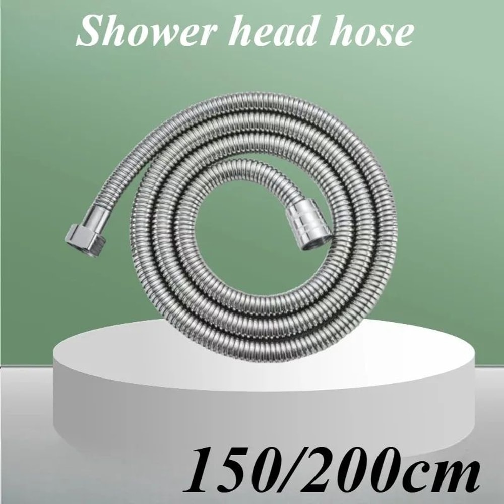 Stainless Steel Shower Hose Extension 15m Or 2m Flexible Anti Tangle Bathroom Handheld Shower Water 3
