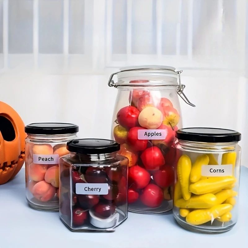 Spice Label Stickers For Seasoning Jars Durable Sample Tag Labels For Storage Boxes Kitchen Organiz 5