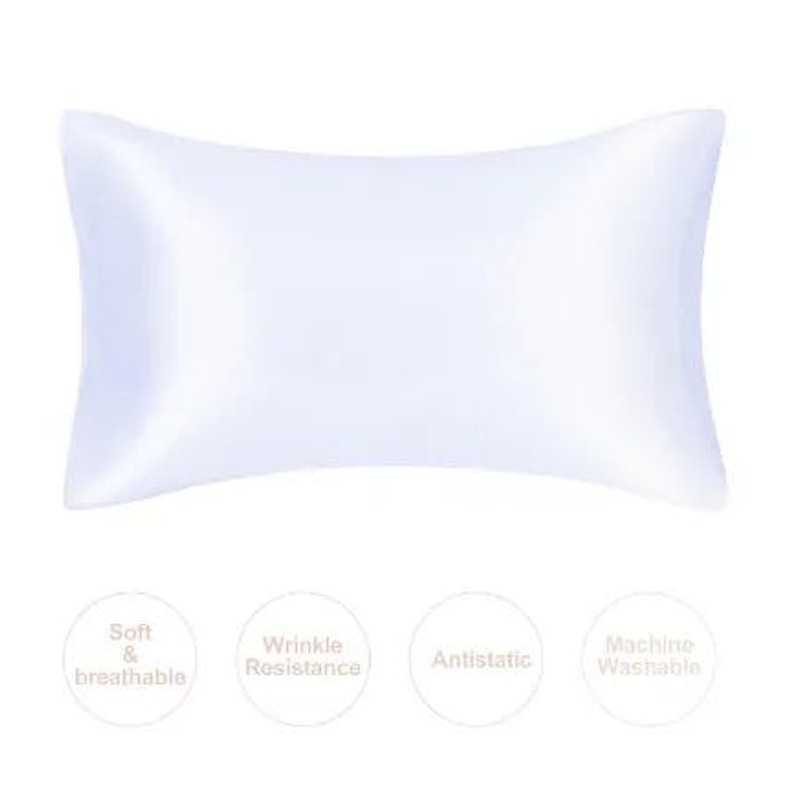 Silky Satin Pillowcase For Hair And Skin Soft Mulberry Style Pillow Case Standard Queen King Wrinkl 15