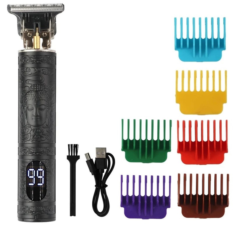 T9 LCD Hair Trimmer For Men Precision Beard And Body Clipper Wet Dry Waterproof Blades 90 Minute Ru 15