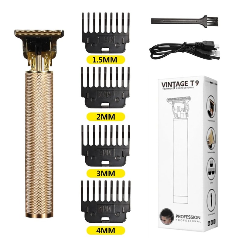 T9 LCD Hair Trimmer For Men Precision Beard And Body Clipper Wet Dry Waterproof Blades 90 Minute Ru 21