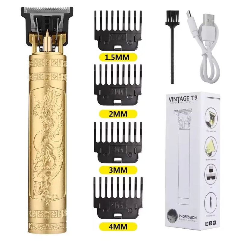 T9 LCD Hair Trimmer For Men Precision Beard And Body Clipper Wet Dry Waterproof Blades 90 Minute Ru 23