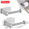 Stainless Steel Adhesive Toilet Paper Holder Set Of 2 No Drill Bathroom And Kitchen Paper Towel Rac 15