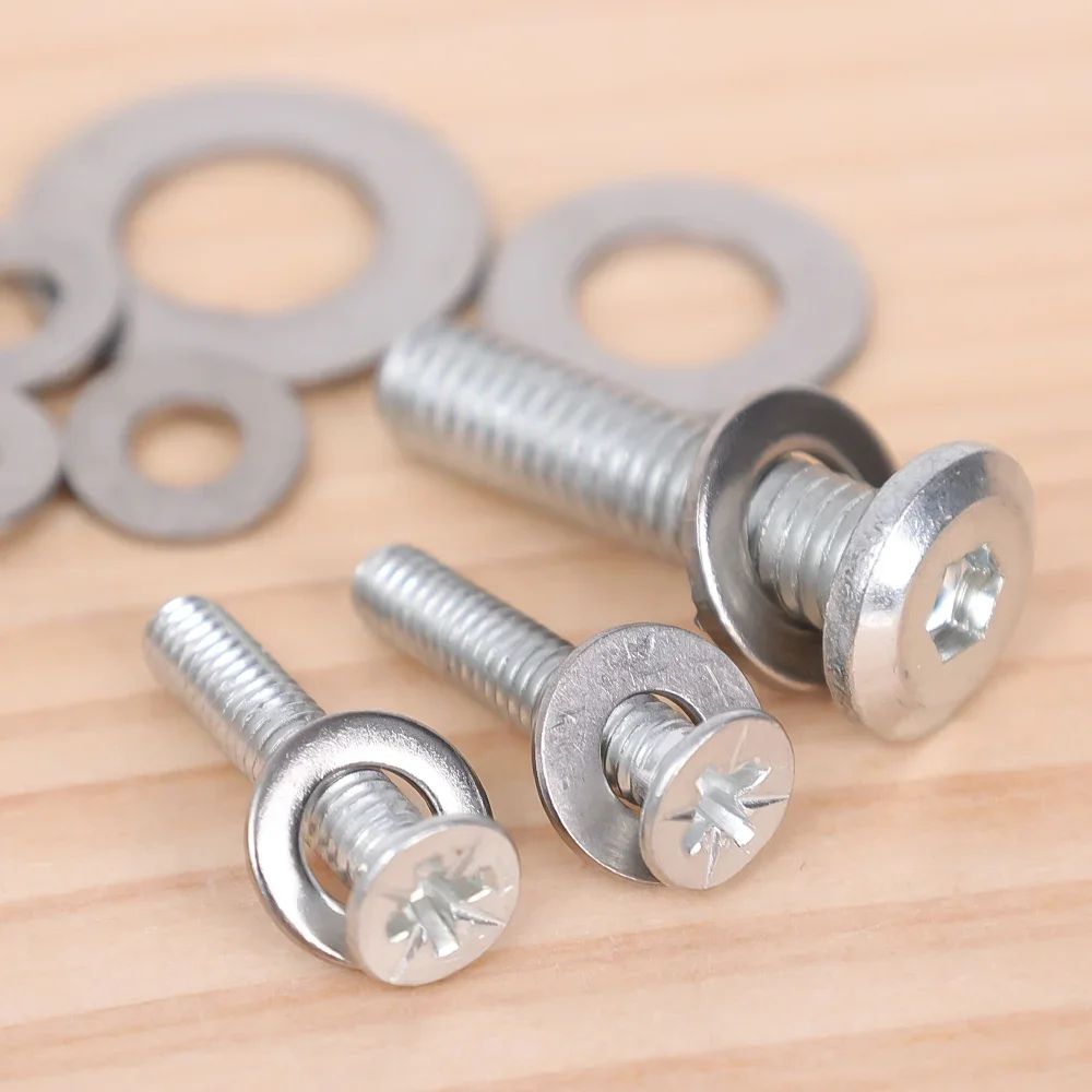 Stainless Steel Flat Washer Assortment Kit 180580pcs M2M12 Rings Gaskets For Screws Bolts Fasteners