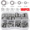 Stainless Steel Flat Washer Assortment Kit 180580pcs M2M12 Rings Gaskets For Screws Bolts Fasteners