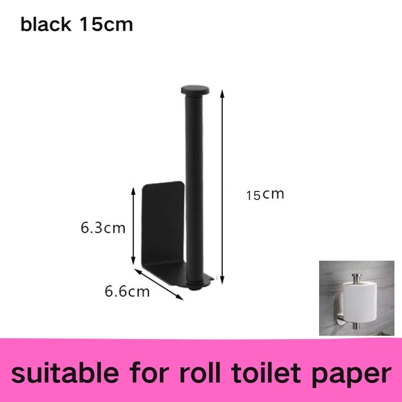 No Punching Self Adhesive Toilet Paper Holder Wall Mount Bathroom Kitchen Paper Roll Holder Towel R