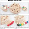 Wooden Memory Match Stick Chess Game Montessori Color Matching Board Puzzle Educational Toy For Kid