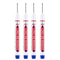 Deep Hole Long Nib Marker Set 4 Piece Waterproof Marking Pens For Metal Woodworking Bathroom DIY 6