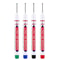 Deep Hole Long Nib Marker Set 4 Piece Waterproof Marking Pens For Metal Woodworking Bathroom DIY 12
