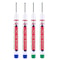Deep Hole Long Nib Marker Set 4 Piece Waterproof Marking Pens For Metal Woodworking Bathroom DIY 19