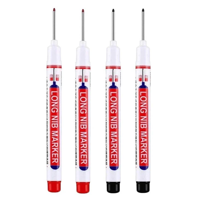 Deep Hole Long Nib Marker Set 4 Piece Waterproof Marking Pens For Metal Woodworking Bathroom DIY 20