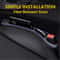 2 Piece Car Seat Gap Filler Organizer Crevice Blocker Between Seats Console Interior Accessory For 0