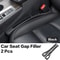 2 Piece Car Seat Gap Filler Organizer Crevice Blocker Between Seats Console Interior Accessory For 7