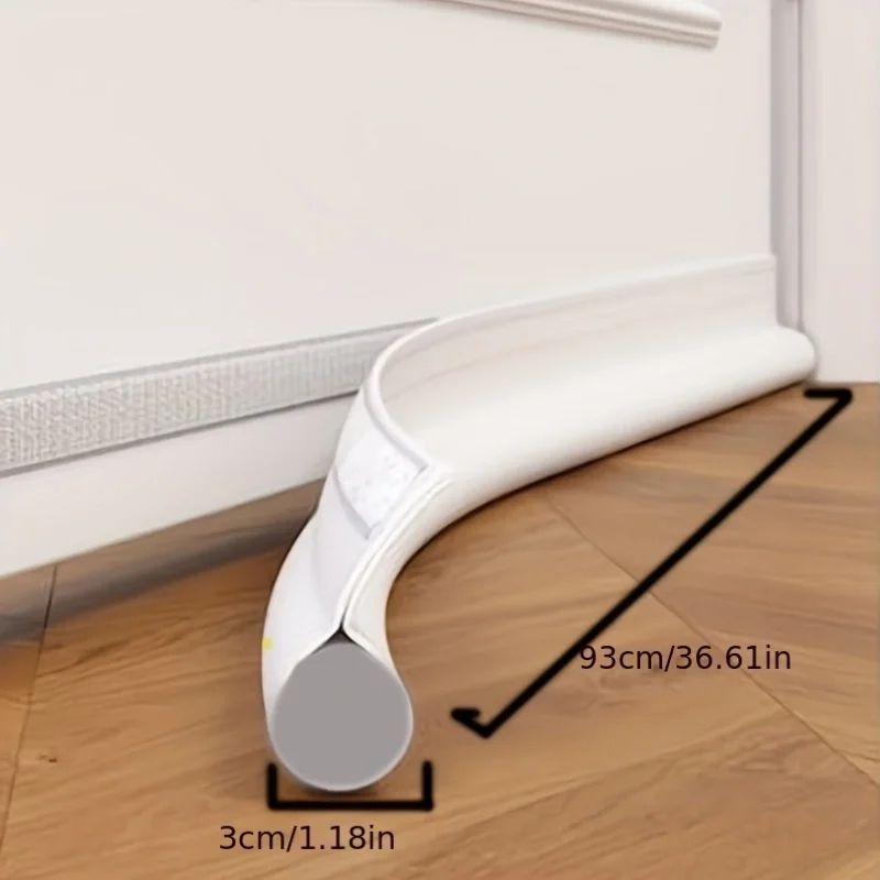 Door Bottom Sealing Strip Sound Insulation Foam Tape Waterproof Wind Noise Blocker For Bedroom Home 15