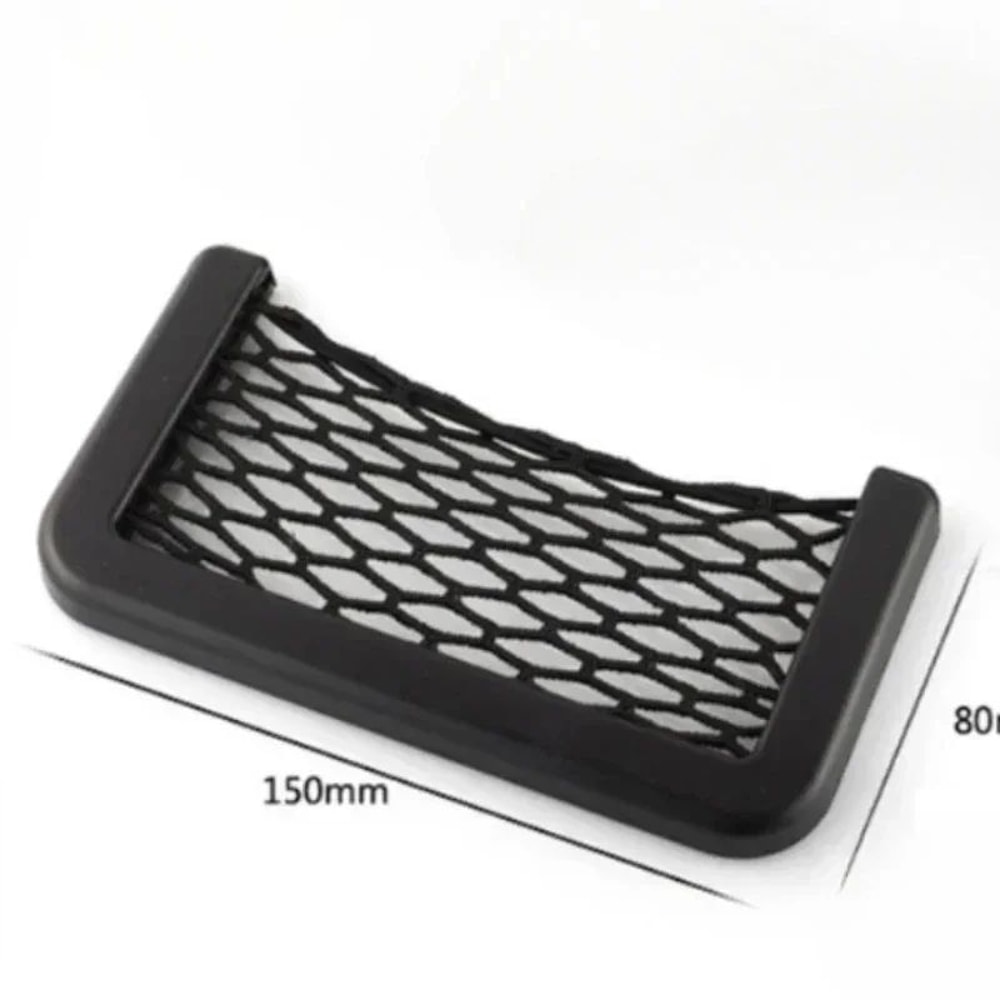 Car Seat Side Mesh Storage Bag Elastic Net Pocket Organizer Interior Back Seat Phone Holder 4 Piece 8