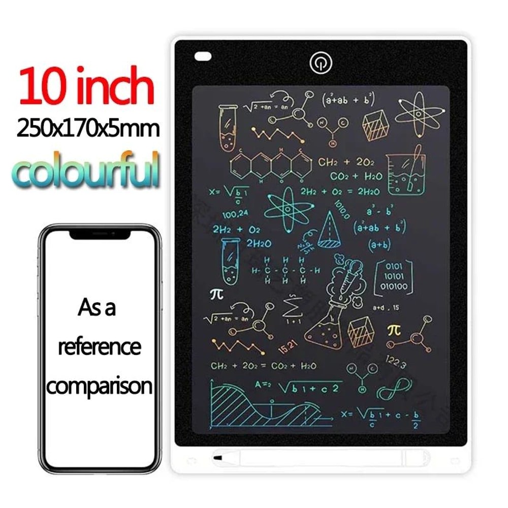 LCD Writing Tablet For Kids 10 Inch Or 12 Inch Digital Drawing Board Reusable Handwriting Pad Magic 10