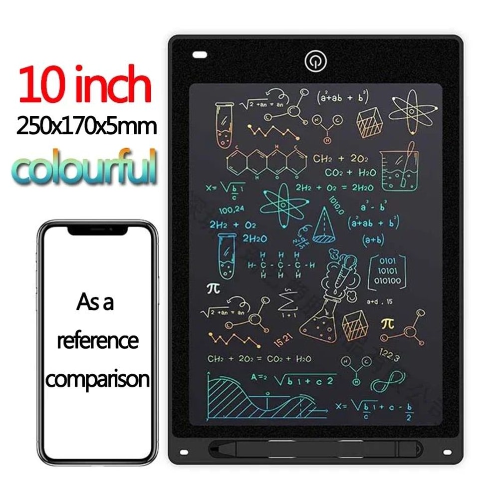 LCD Writing Tablet For Kids 10 Inch Or 12 Inch Digital Drawing Board Reusable Handwriting Pad Magic 12