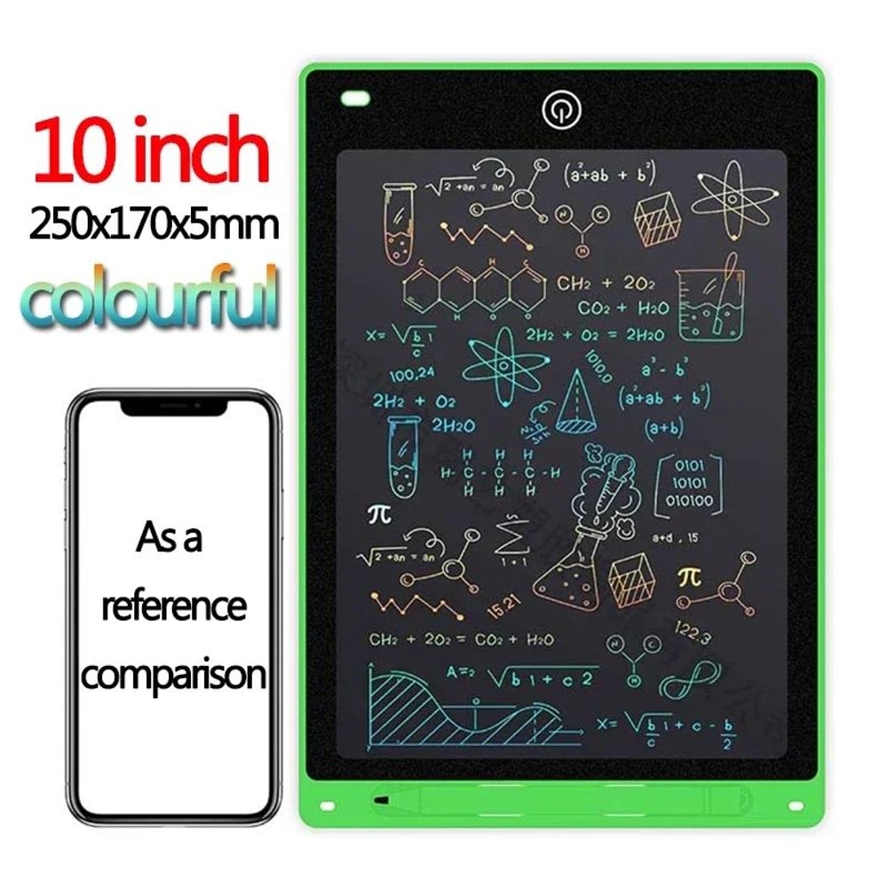 LCD Writing Tablet For Kids 10 Inch Or 12 Inch Digital Drawing Board Reusable Handwriting Pad Magic 15