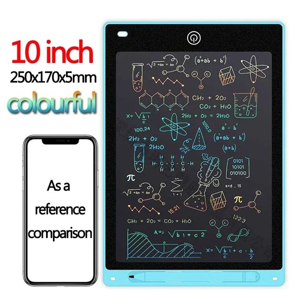 LCD Writing Tablet For Kids 10 Inch Or 12 Inch Digital Drawing Board Reusable Handwriting Pad Magic 16