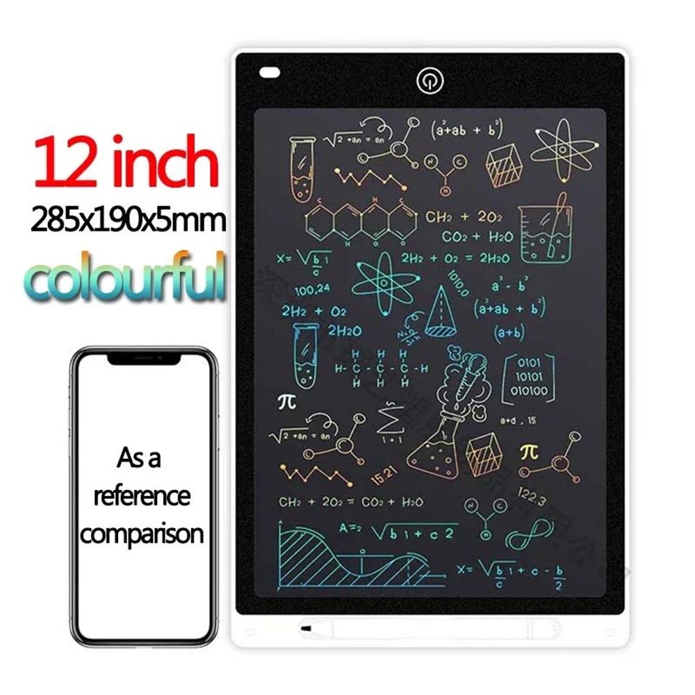 LCD Writing Tablet For Kids 10 Inch Or 12 Inch Digital Drawing Board Reusable Handwriting Pad Magic 24
