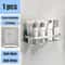 No Drill Bathroom Shower Shelf Wall Mounted Aluminum Shampoo Bottle Holder Corner Storage Rack For 14