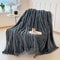 Thickened Solid Color Striped Coral Fleece Blanket For Bed Sofa Nap And Pet Use Soft Warm Winter Po 1