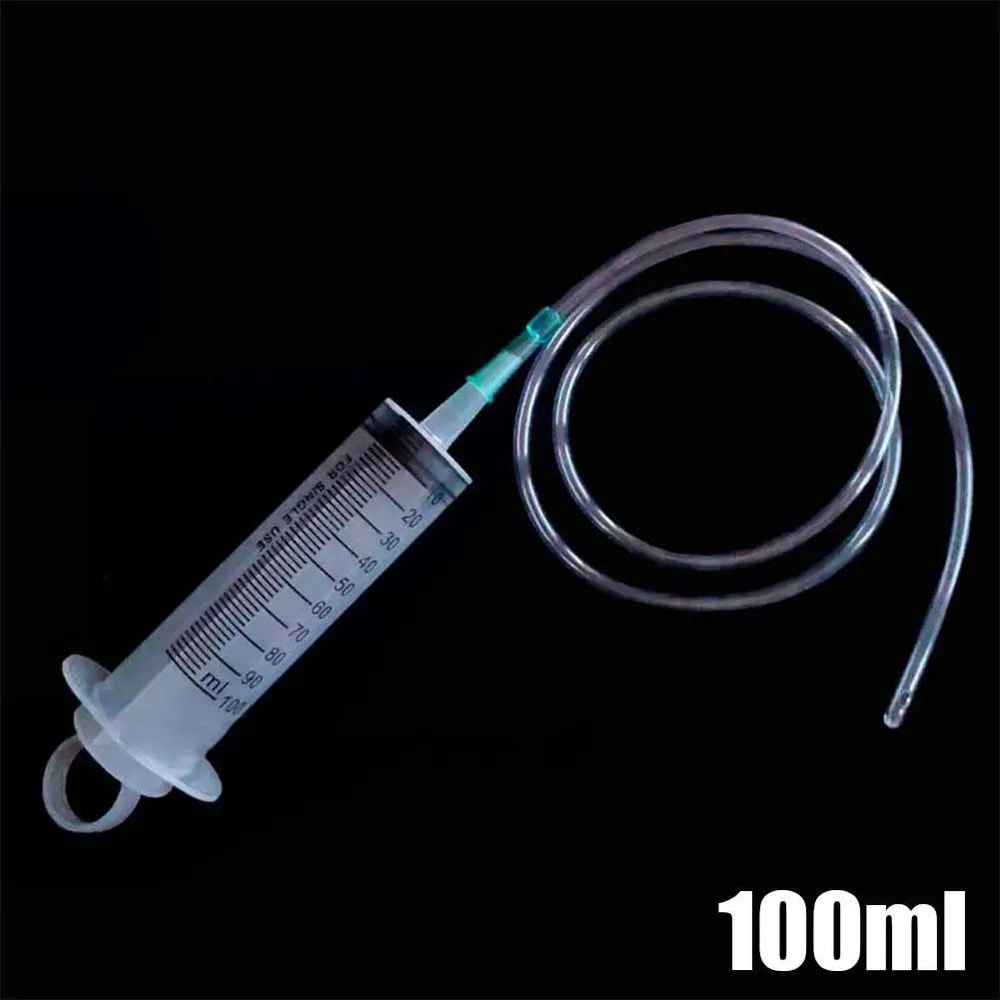 Large Capacity Measuring Syringe Pump With 33 Foot Hose For Oil Transfer Pet Feeding Hydroponics Nu 6